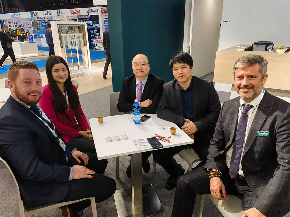 森赫電梯亮相2023年意大利米蘭電梯展覽會 森赫電梯亮相2023年意大利米蘭電梯展覽會