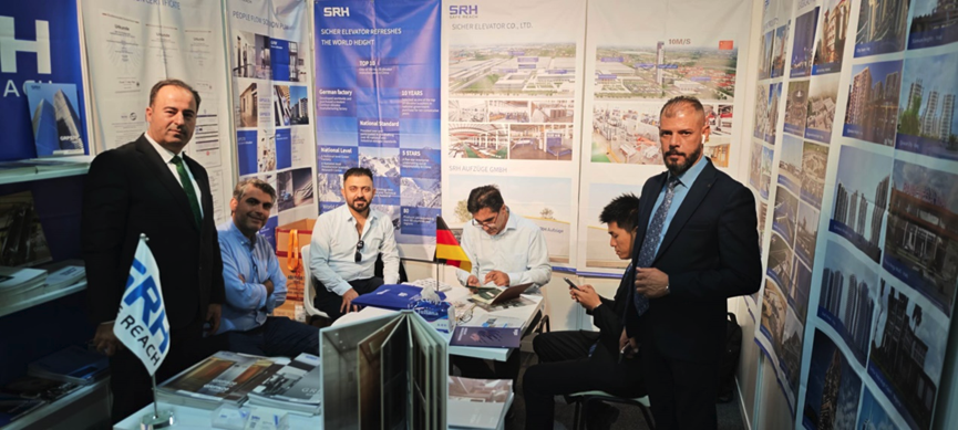 森赫電梯亮相2025年伊拉克國際建筑建材博覽會(huì)，助力中東基建新未來